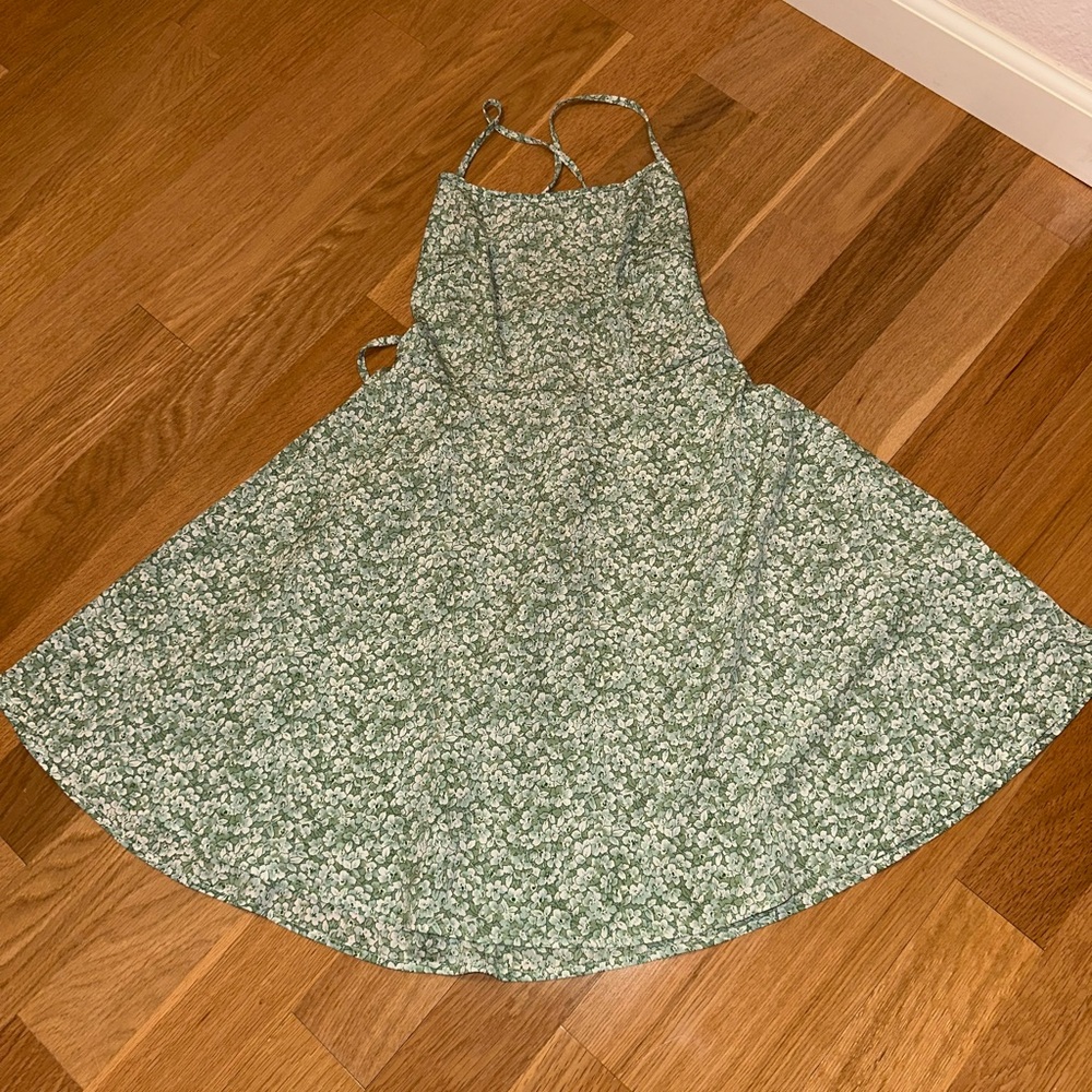 Green Floral Dress
